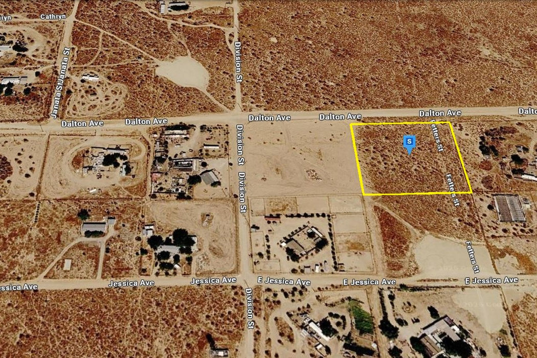 2.50 Acres Mojave, Kern County, CA (Power)