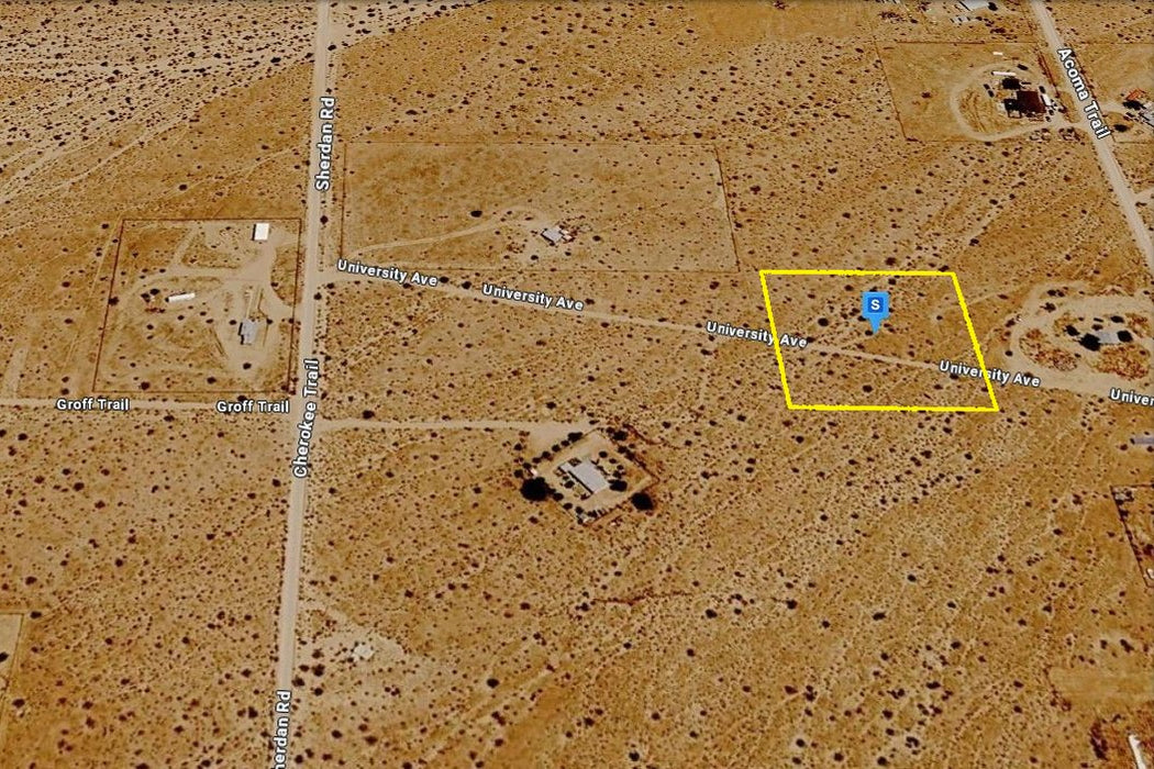 2.07 Acres Landers, San Bernardino County, CA (Power)