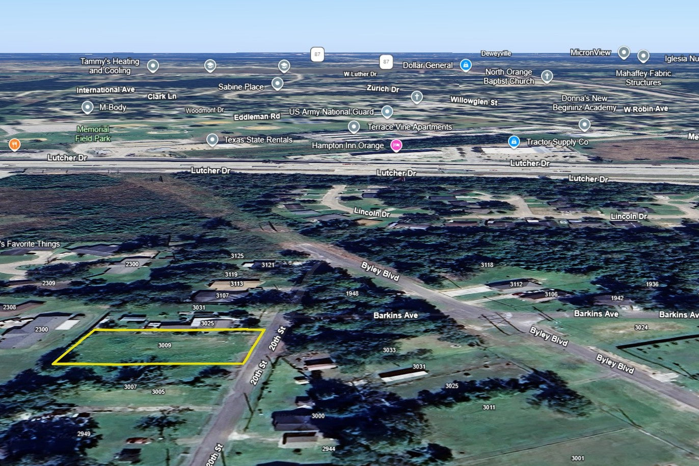 0.35 Acre Orange, Orange County, TX (Power, Water, & Paved Road)