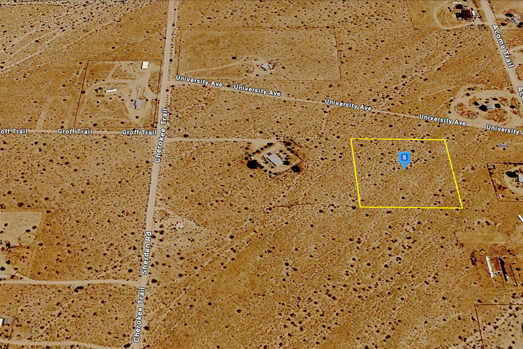 2.50 Acres Landers, San Bernardino County, CA (Power)