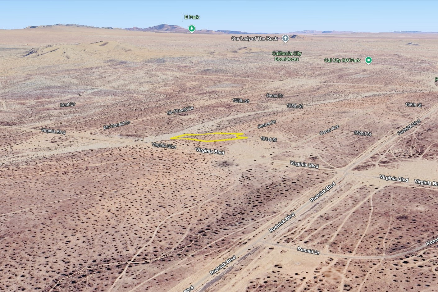 3.58 Acres California City, Kern County, CA