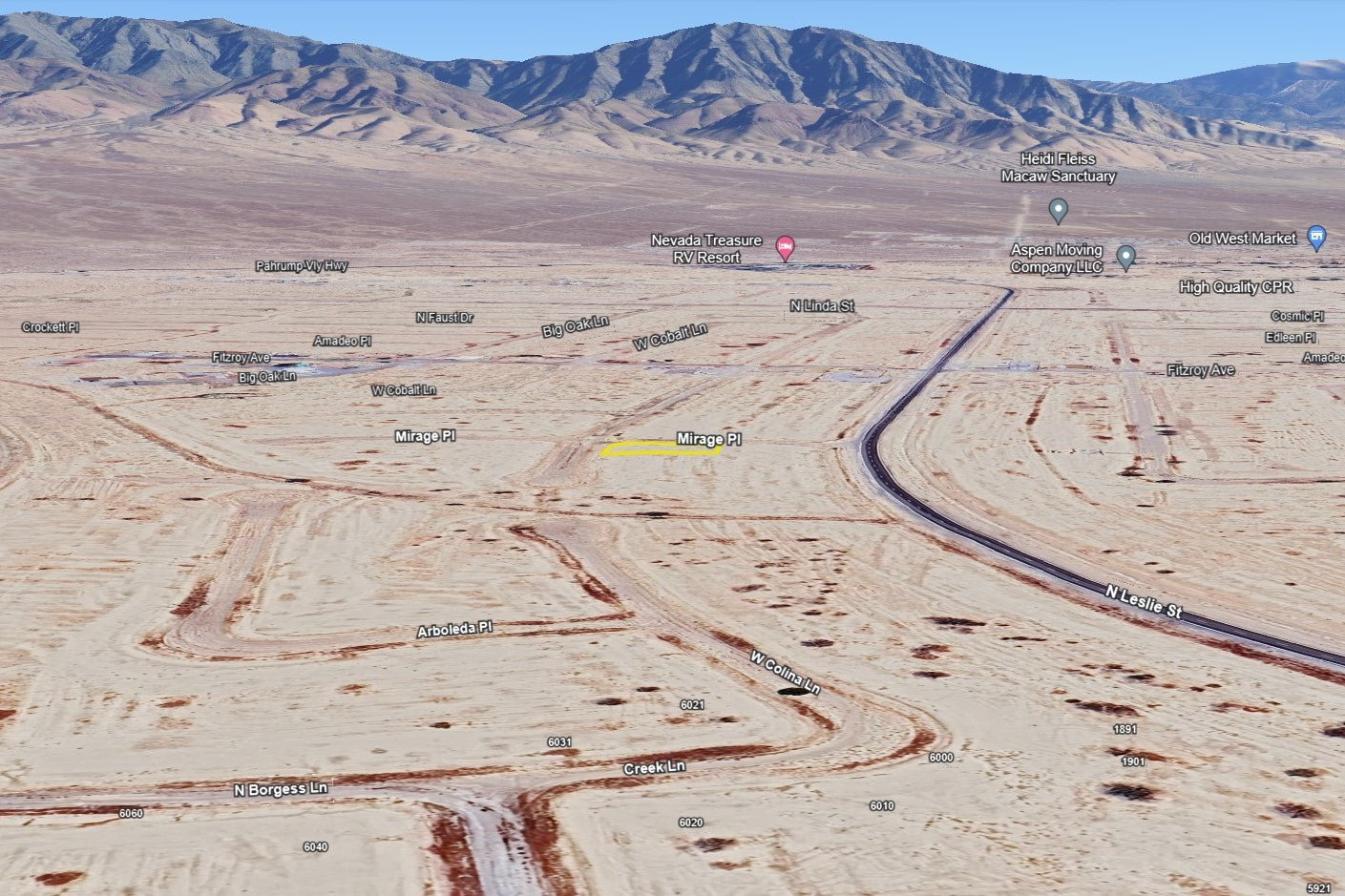 0.2880 Acre Pahrump, Nye County, NV