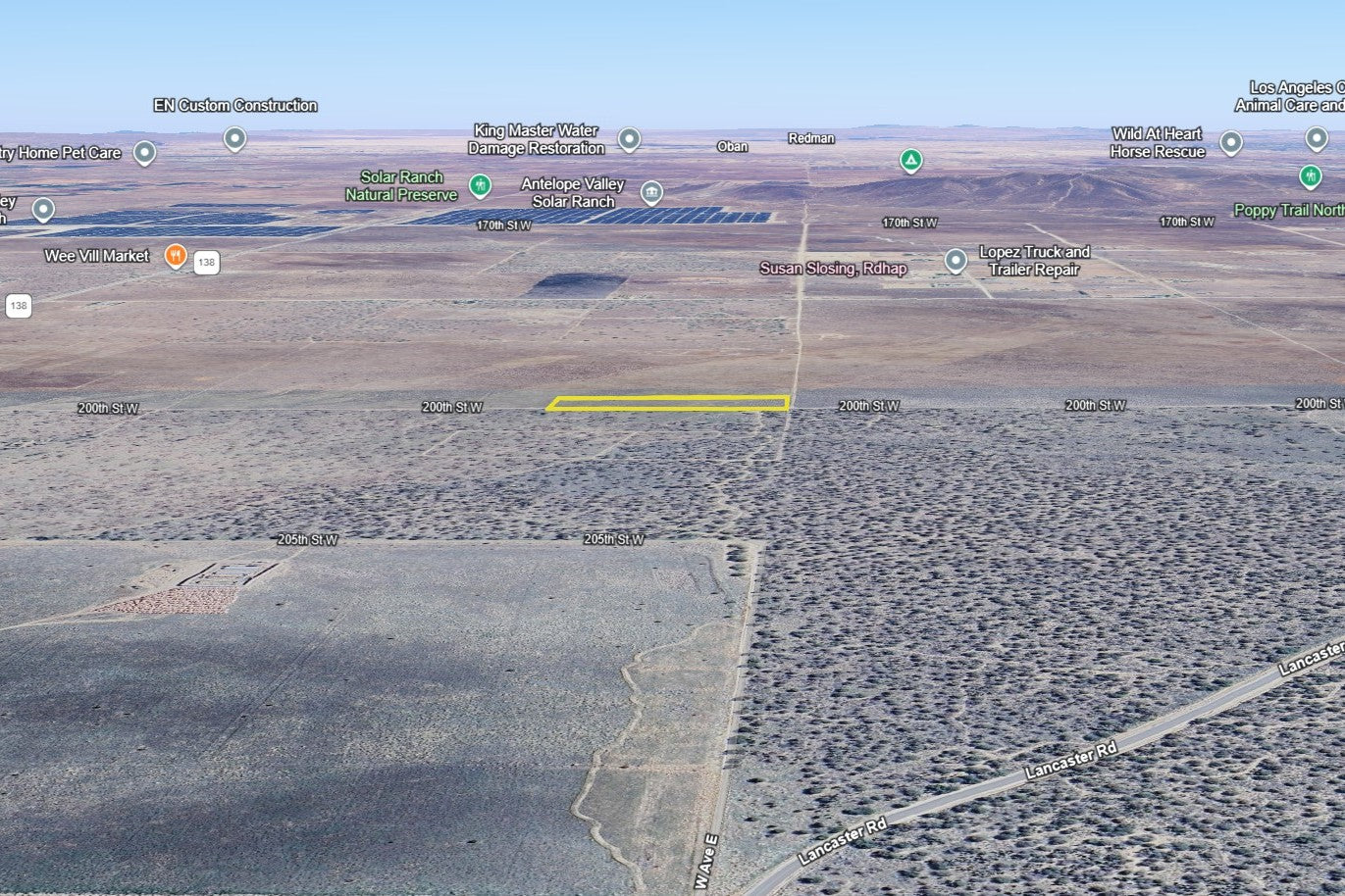 6.35 Acres Lancaster, Los Angeles County, CA