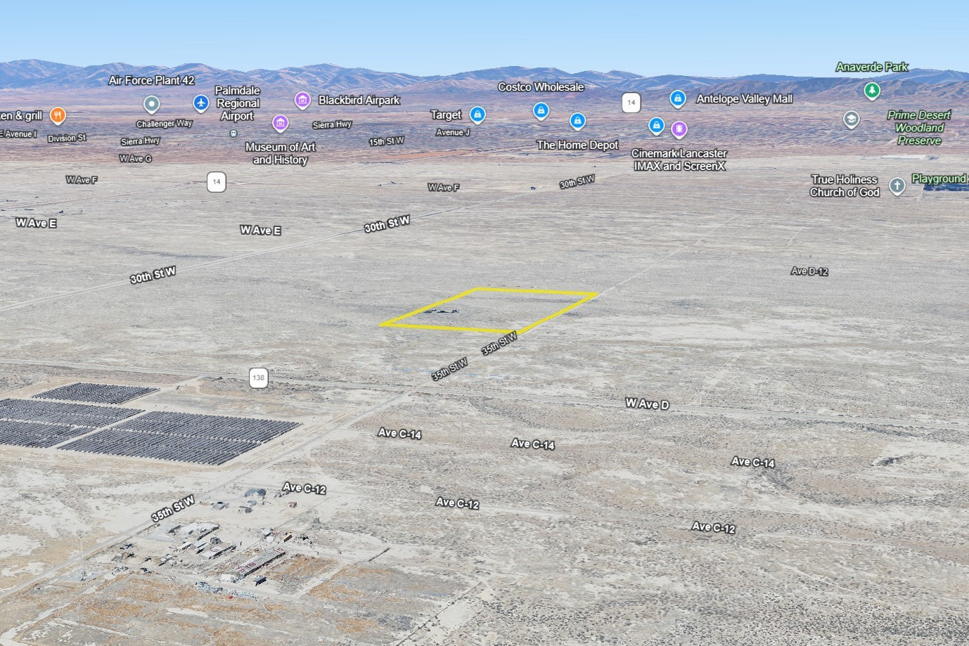 20 Acres Lancaster, Los Angeles County, CA