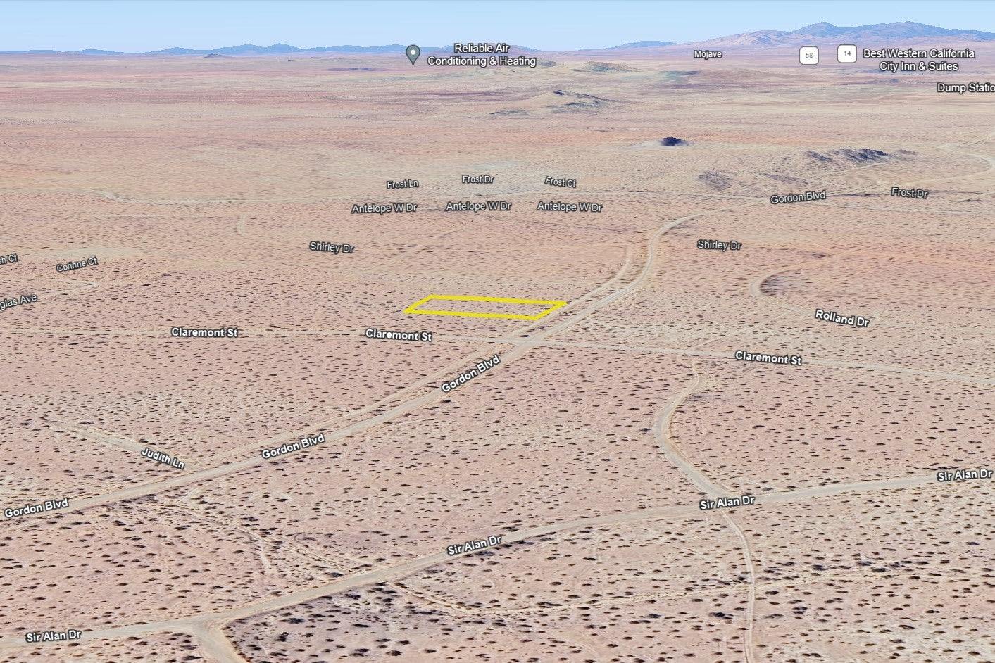 1.84 Acres California City, Kern County, CA
