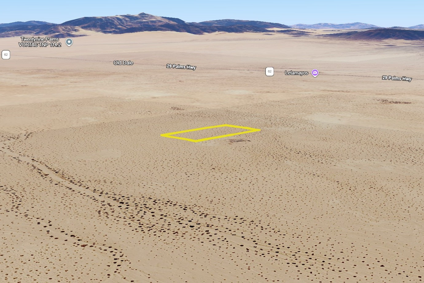 5 Acres Twentynine Palms, San Bernardino County, CA