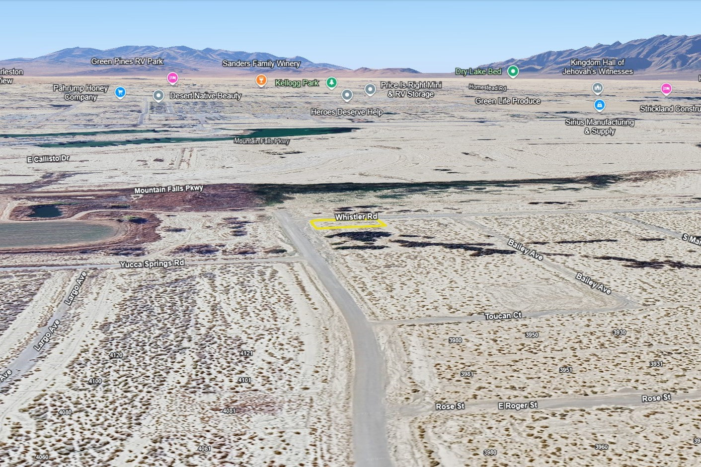 0.2810 Acre Pahrump, Nye County, NV (Paved Road)