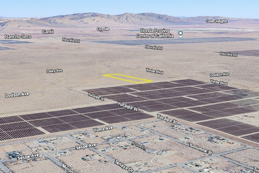 10 Acres Mojave, Kern County, CA (Power)