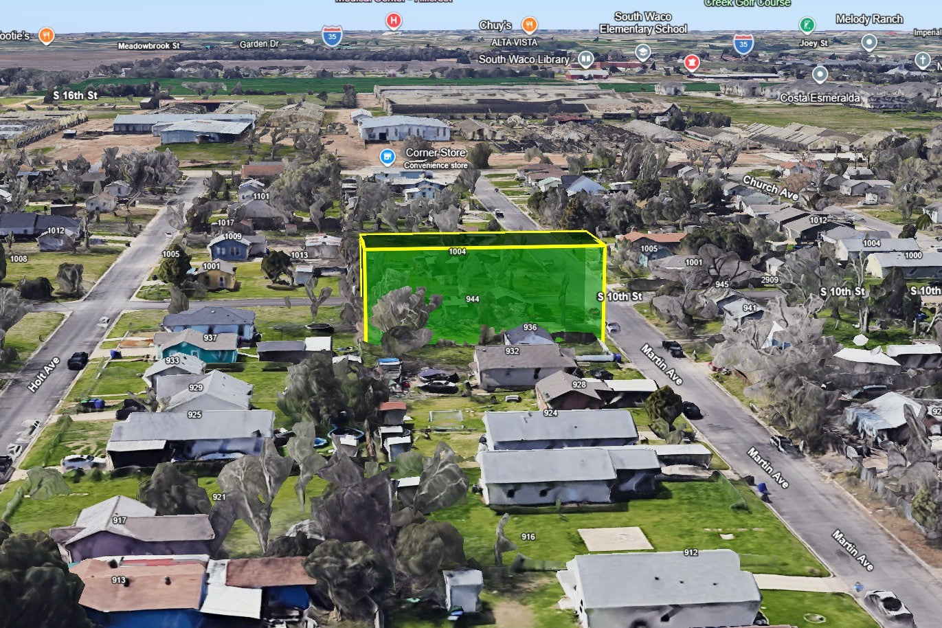 0.14 Acre Waco, McLennan County, TX (Power, Water, & Paved Road)