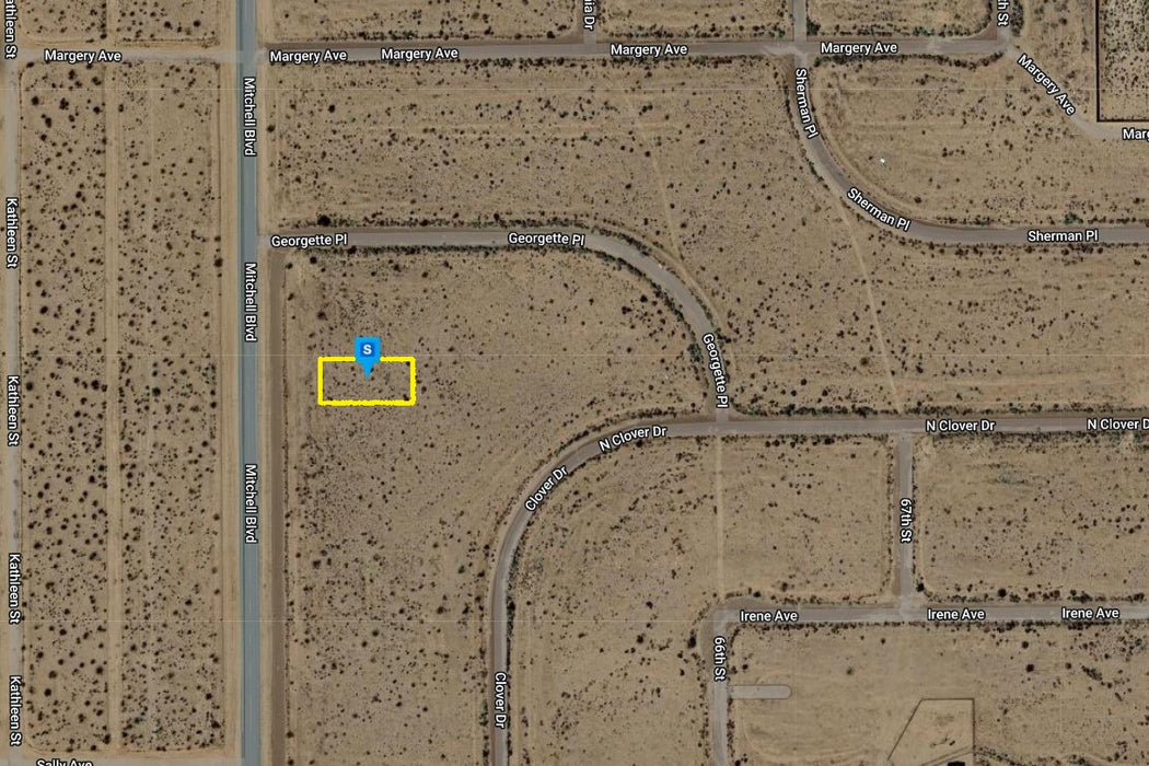 0.22 Acre California, Kern County, CA (Paved Road)