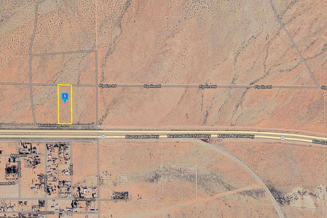 6.61 Acres Boron, Kern County, CA (Power & Paved Road)
