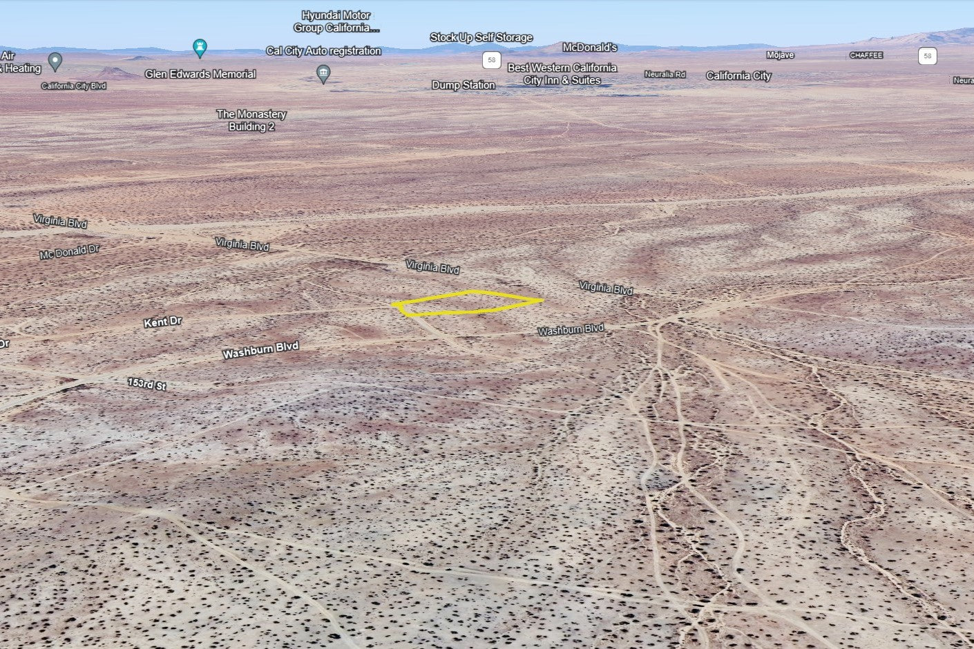 2.65 Acres California City, Kern County, CA