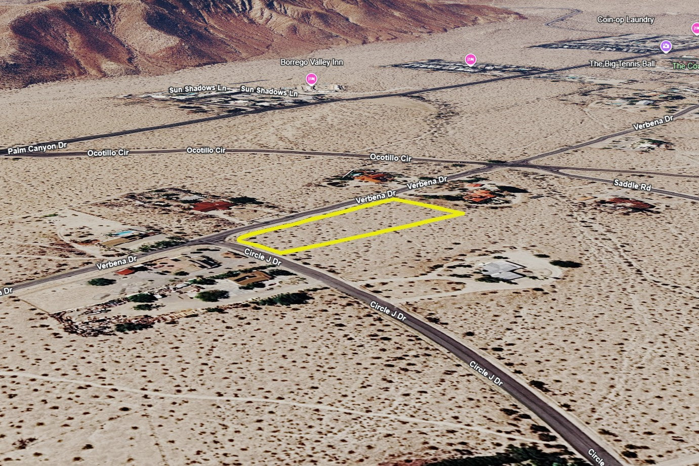 1.47 Acres Borrego Springs, San Diego County, CA (Power, Water, & Paved Road)