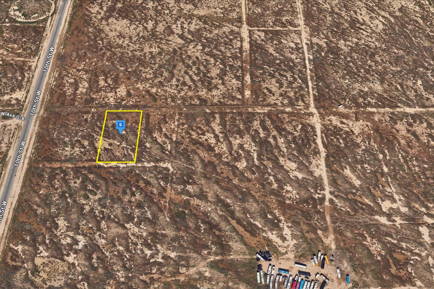 1.14 Acres Lancaster, Los Angeles County, CA (Commercial Lot & Power)