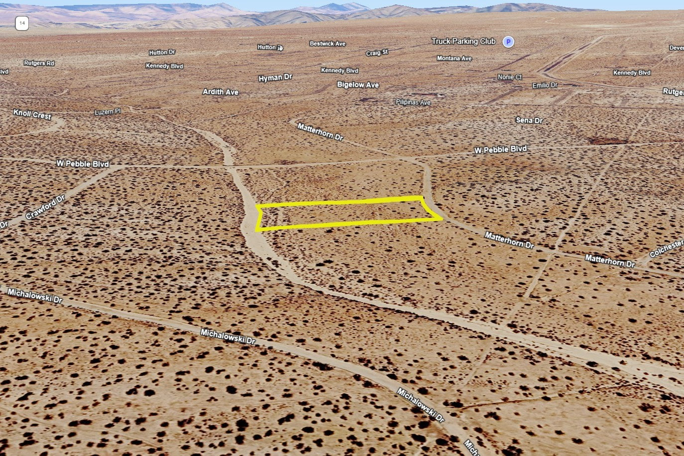 1.96 Acres California City, Kern County, CA