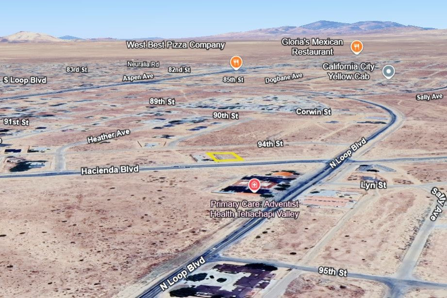 0.29 Acre California City, Kern County, CA (Power, Water, & Paved Road)