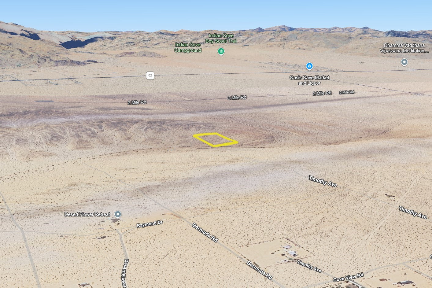 5 Acres Twentynine Palms, San Bernardino County, CA