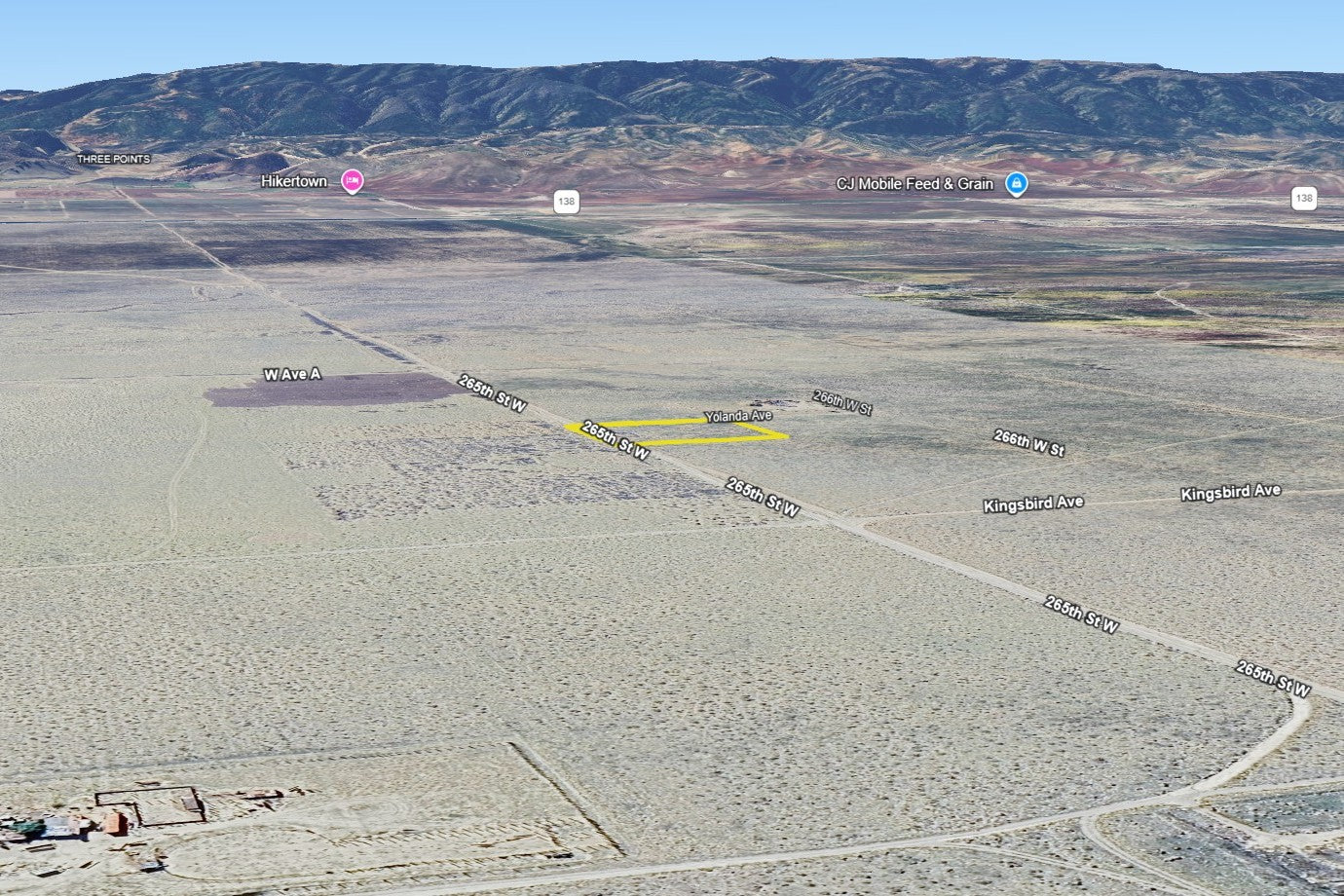 2.52 Acres Rosamond, Kern County, CA (Power)