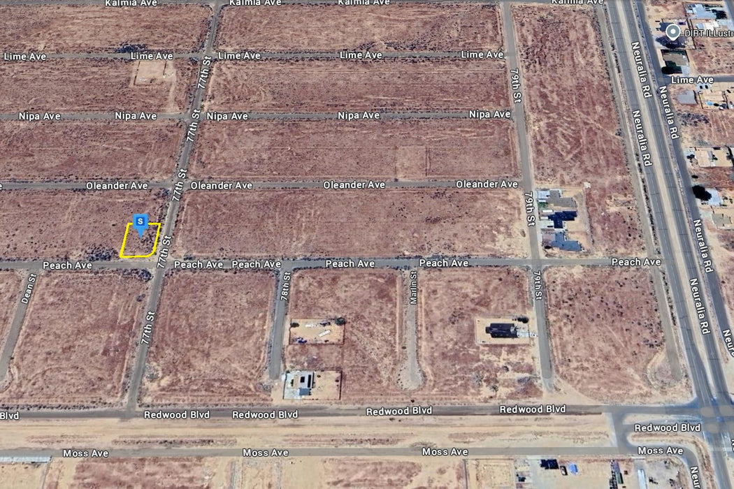 0.23 Acre California City, Kern County, CA