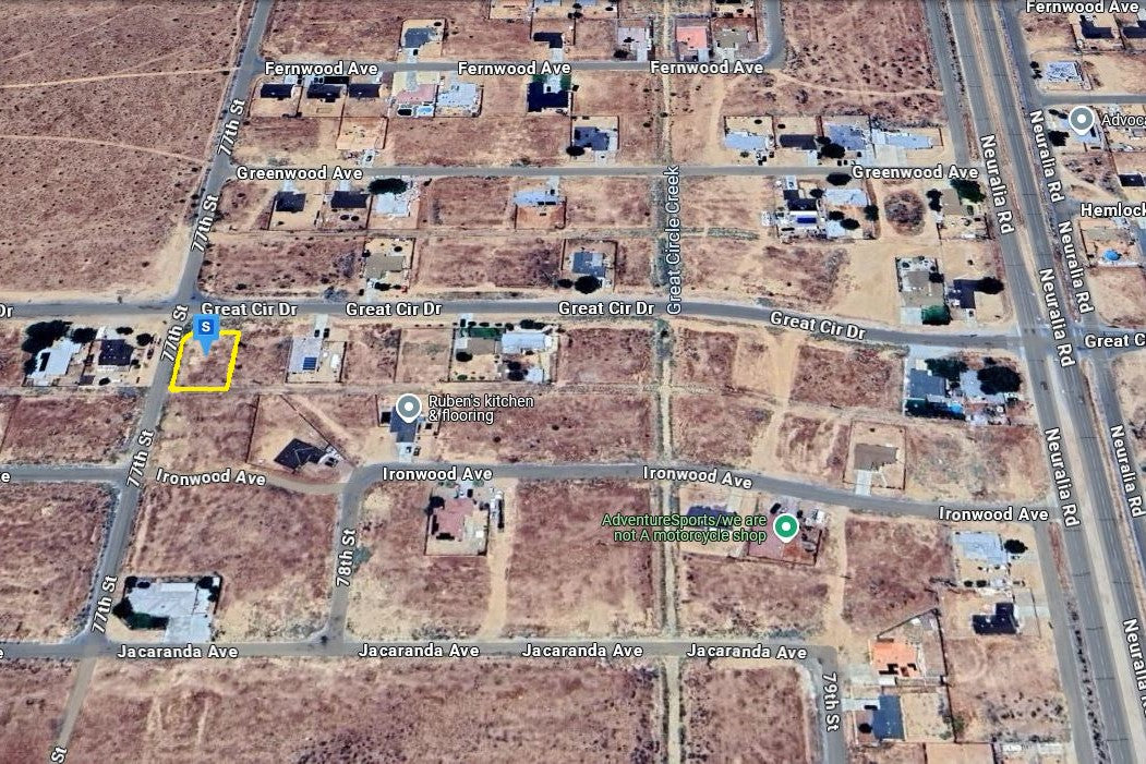 0.23 Acre California City, Kern County, CA (Power, Water, & Paved Road)