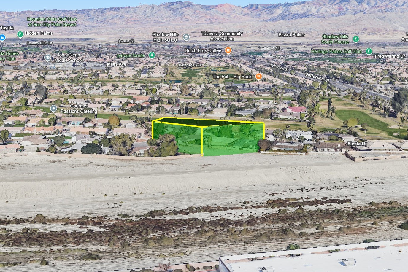 0.40 Acre La Quinta, Riverside County, CA (Power, Water, & Paved Road)