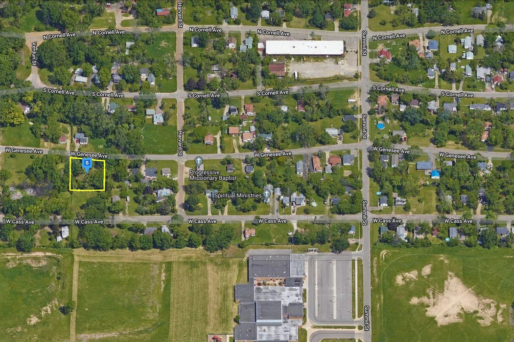 0.43 Acre Flint, Genesee County, MI (Power, Water, & Paved Road)