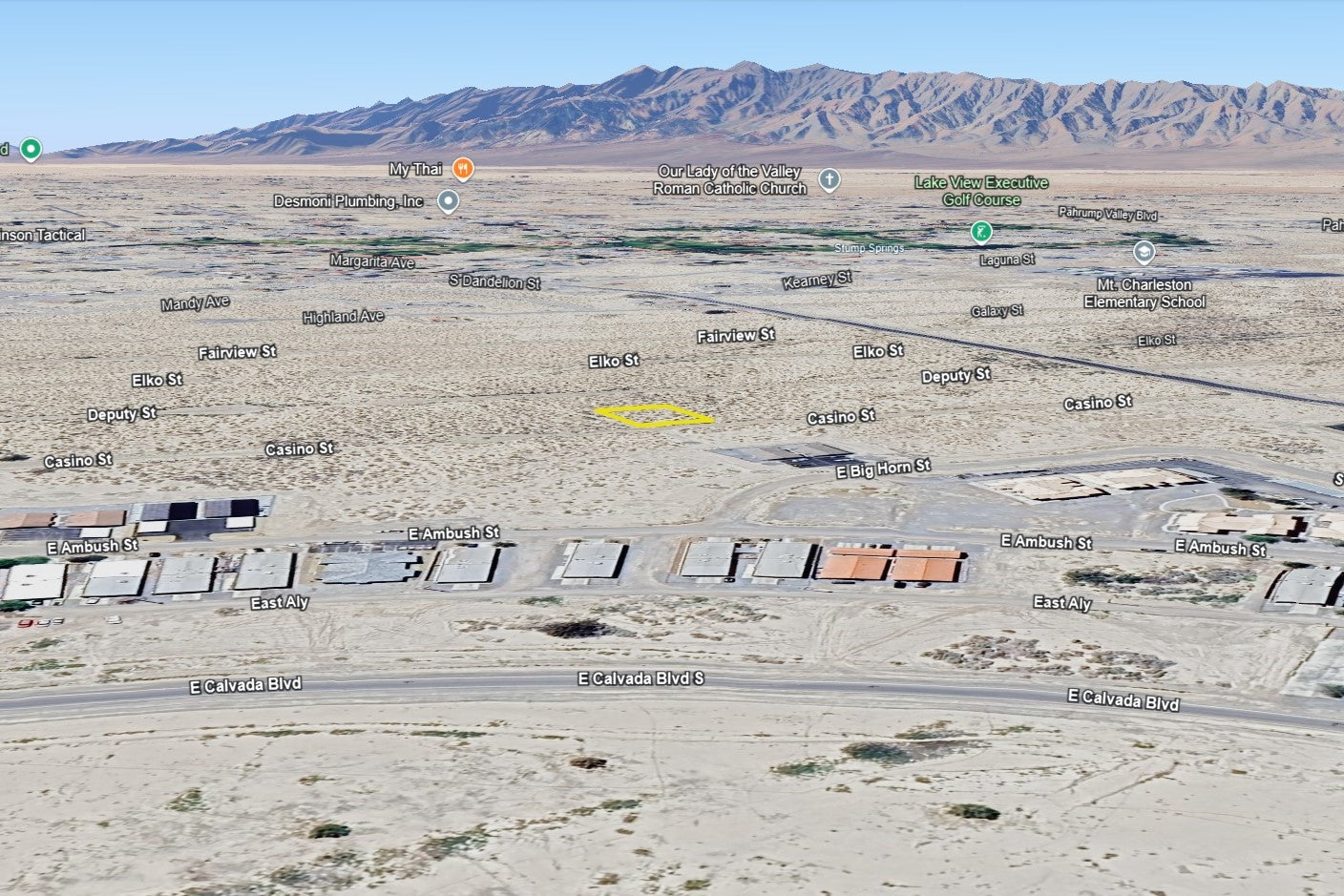 0.23 Acre Pahrump, Nye County, NV (Power)