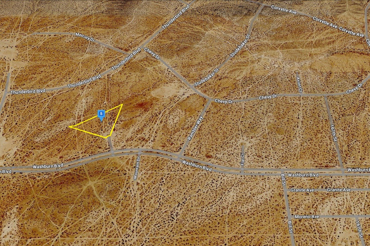 2.50 Acres California City, Kern County, CA