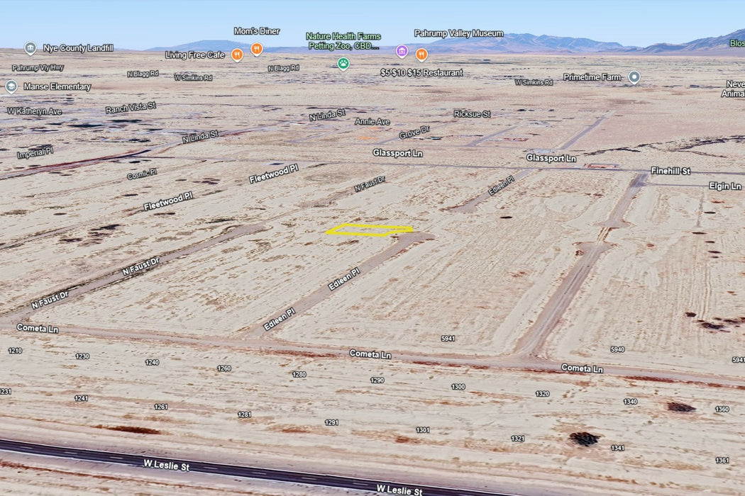 0.2590 Acre Pahrump, Nye County, NV