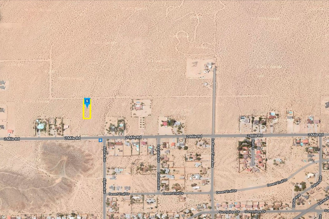 0.62 Acre Twentynine Palms, San Bernardino County, CA (Water)