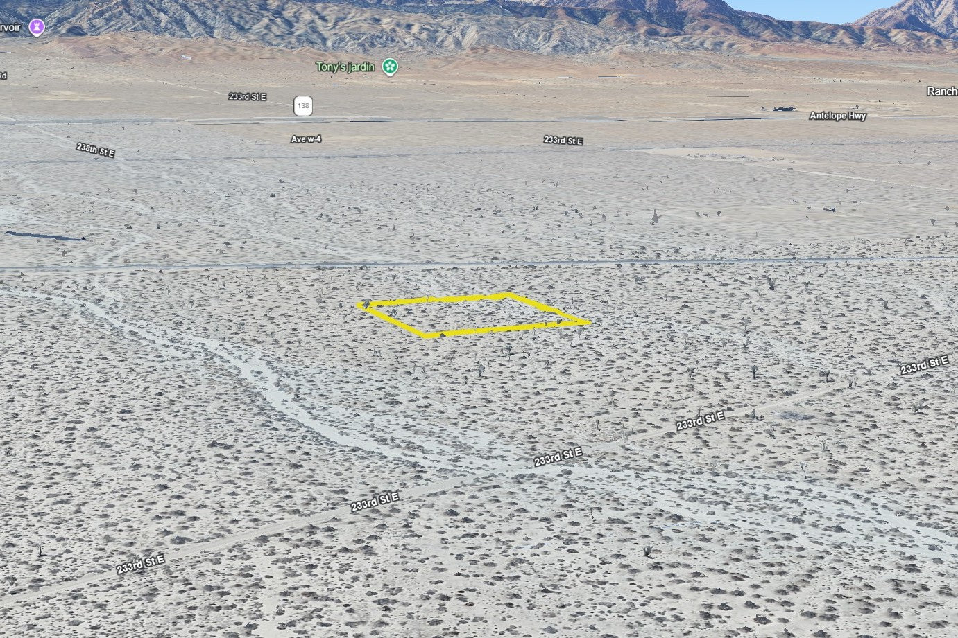 2.50 Acres Llano, Los Angeles County, CA