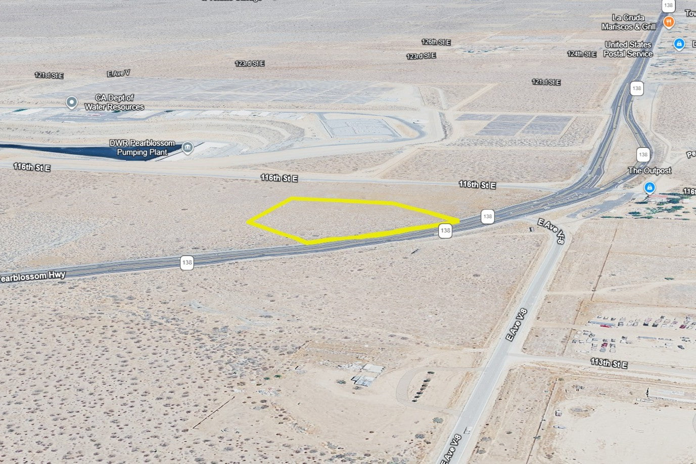 2.94 Acres Pearblossom, Los Angeles County, CA (Power & Paved Road)