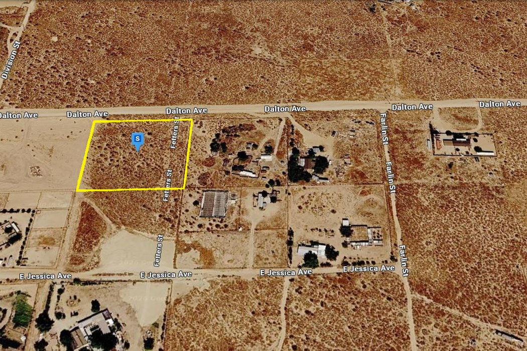 2.50 Acres Mojave, Kern County, CA (Power)