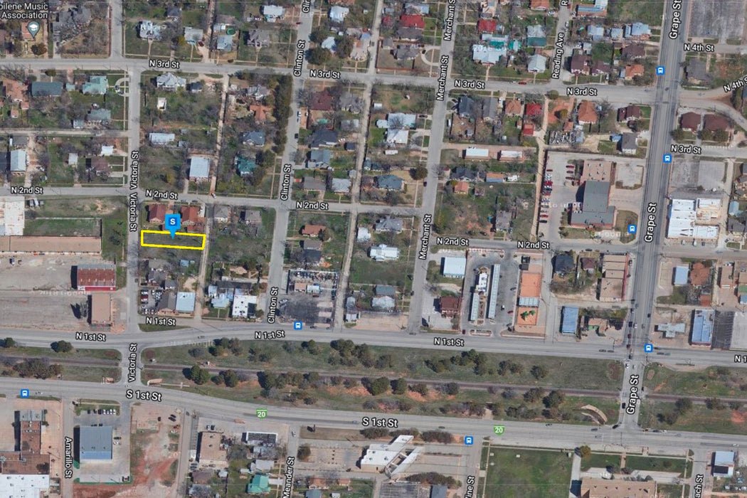 0.18 Acre Abilene, Taylor County, TX (Commercial Lot, Power, Water, & Paved Road)