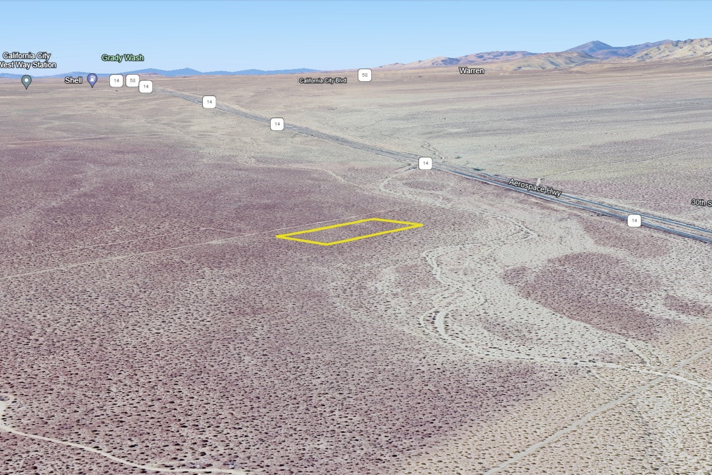 4.96 Acres Mojave, Kern County, CA