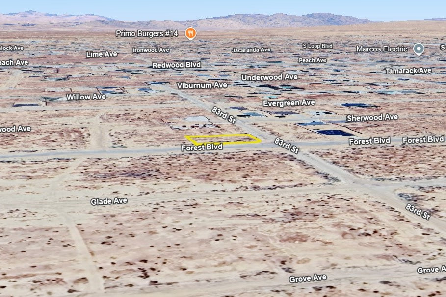 0.24 Acre California City, Kern County, CA (Power, Water, & Paved Road)