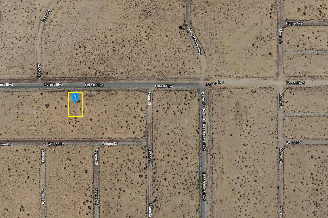 0.25 Acre California City, Kern County, CA (Paved Road)