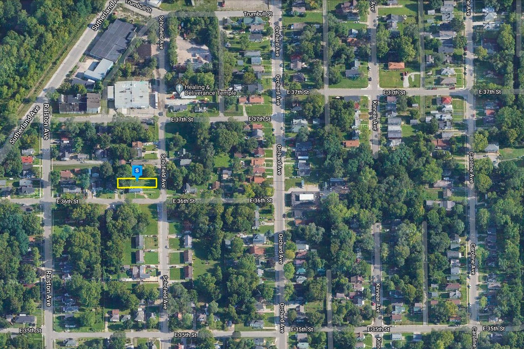 0.14 Acre Indianapolis, Marion County, IN (Power, Water, & Paved Road)