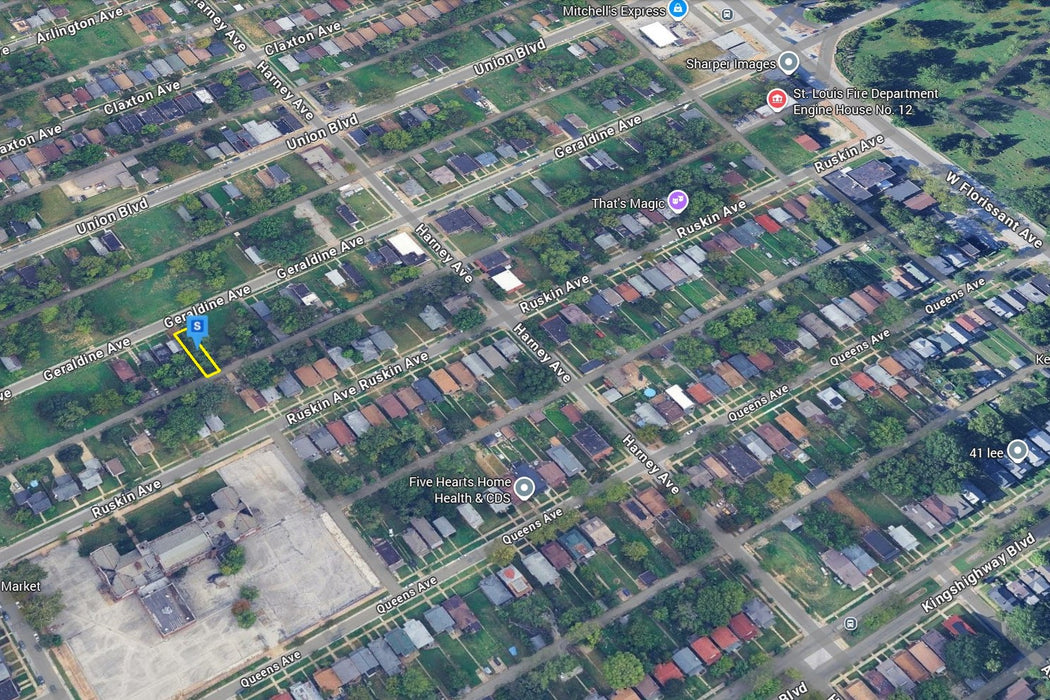 0.08 Acre Saint Louis, Saint Louis City County, MO (Power, Water, & Paved Road)