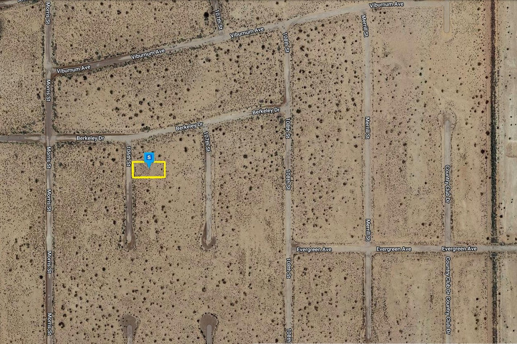 0.17 Acre California City, Kern County, CA