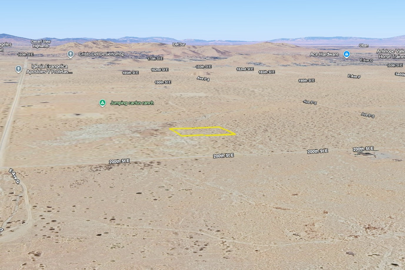 2.50 Acres Palmdale, Los Angeles County, CA