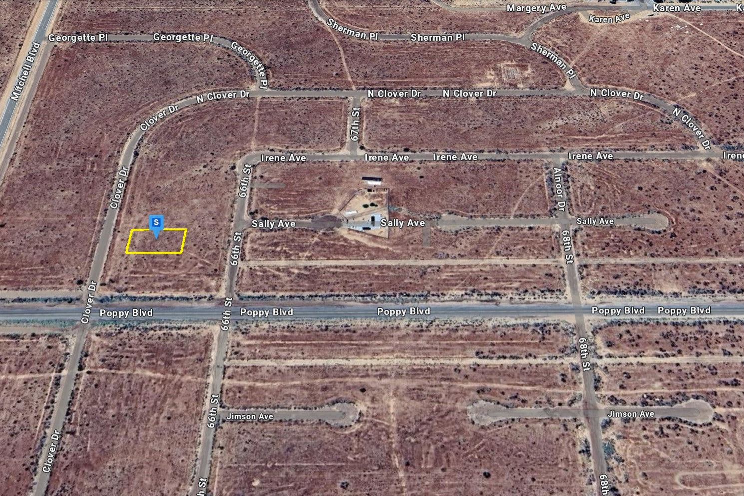 0.27 Acre California City, Kern County, CA (Water)