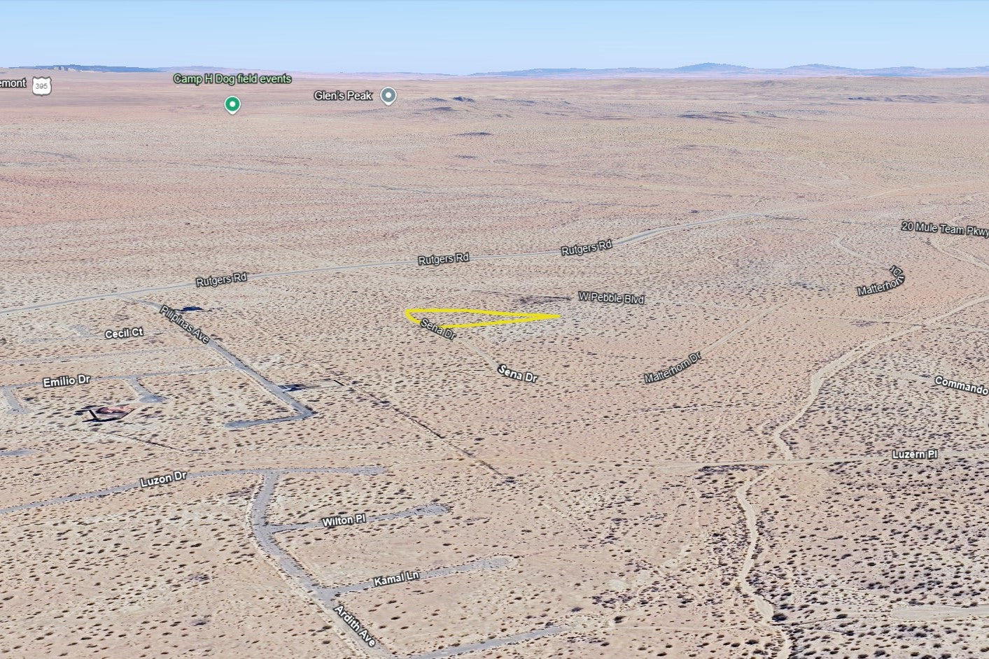 2.08 Acres California City, Kern County, CA