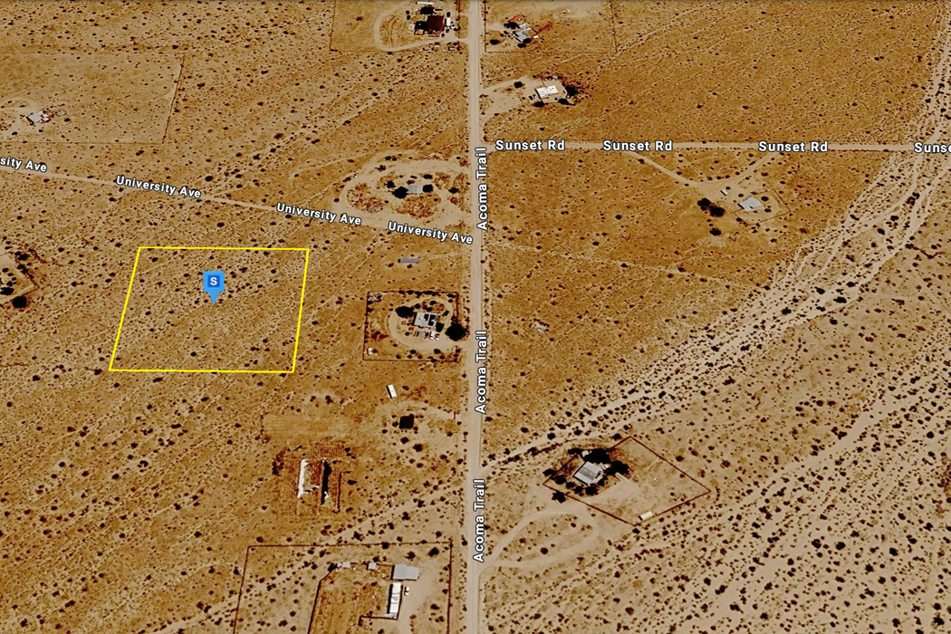 2.50 Acres Landers, San Bernardino County, CA (Power)