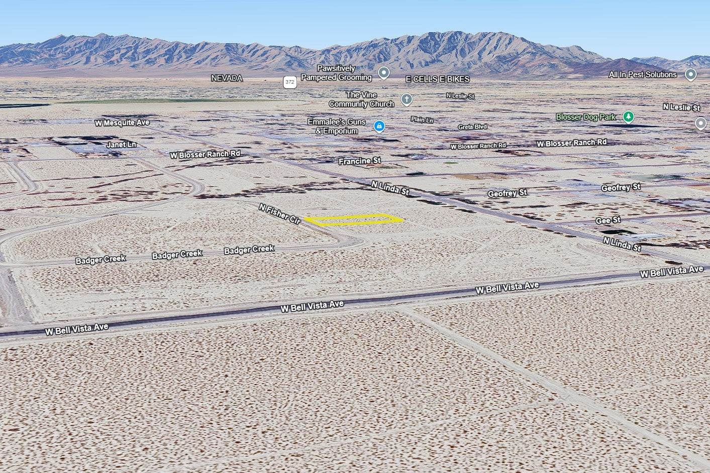0.4610 Acre Pahrump, Nye County, NV