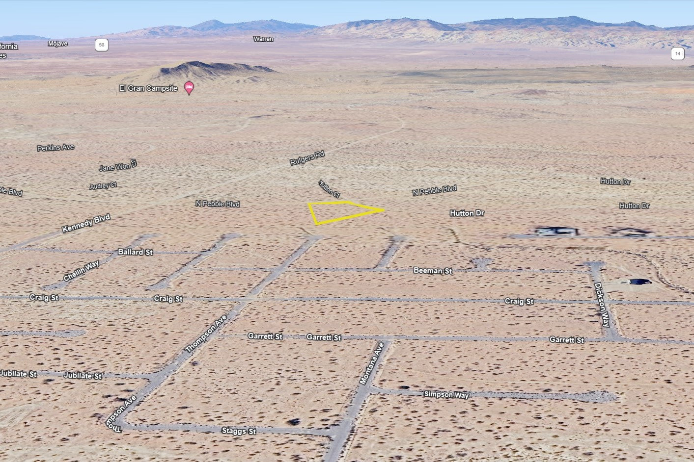 1.91 Acres California City, Kern County, CA