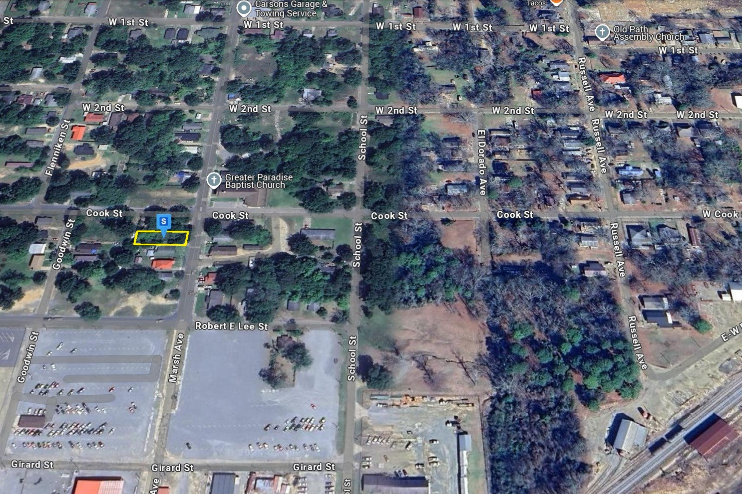 0.16 Acre El Dorado, Union County, AR (Commercial Lot, Power, Water, & Paved Road)