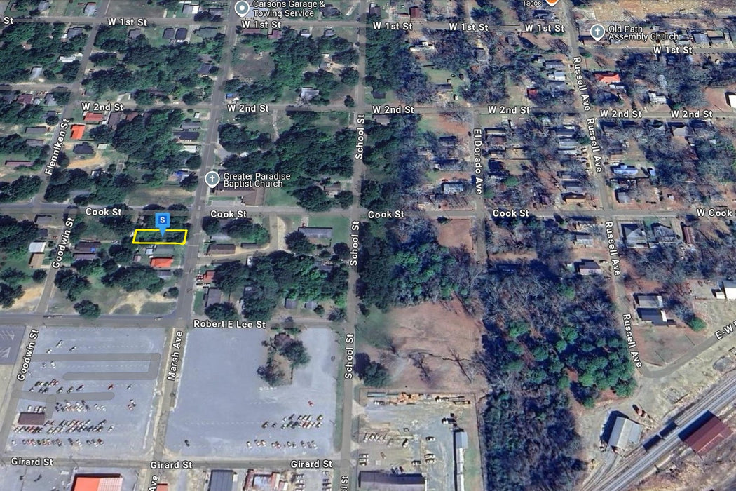 0.16 Acre El Dorado, Union County, AR (Commercial Lot, Power, Water, & Paved Road)