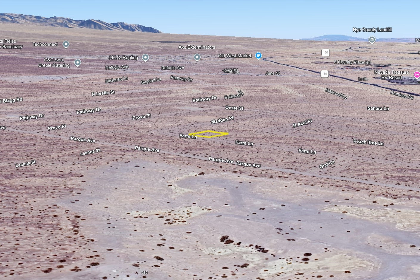 0.20 Acre Pahrump, Nye County, NV (Power)