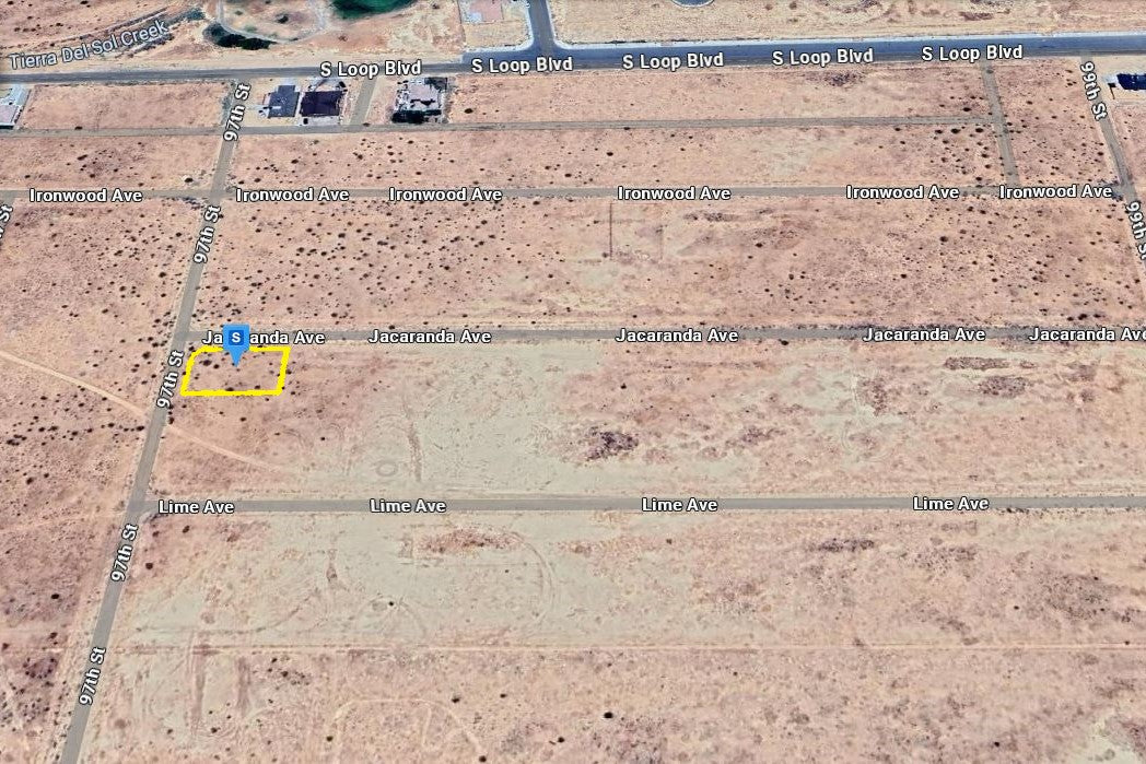 0.29 Acre California City, Kern County, CA (Water)